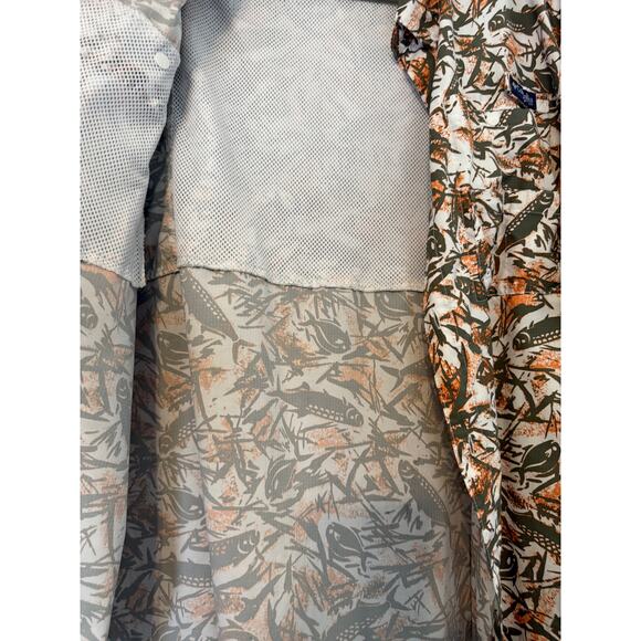 Columbia PFG Short Sleeve Mens 3XL Super Tamiami Fish Design - Picture 9 of 10